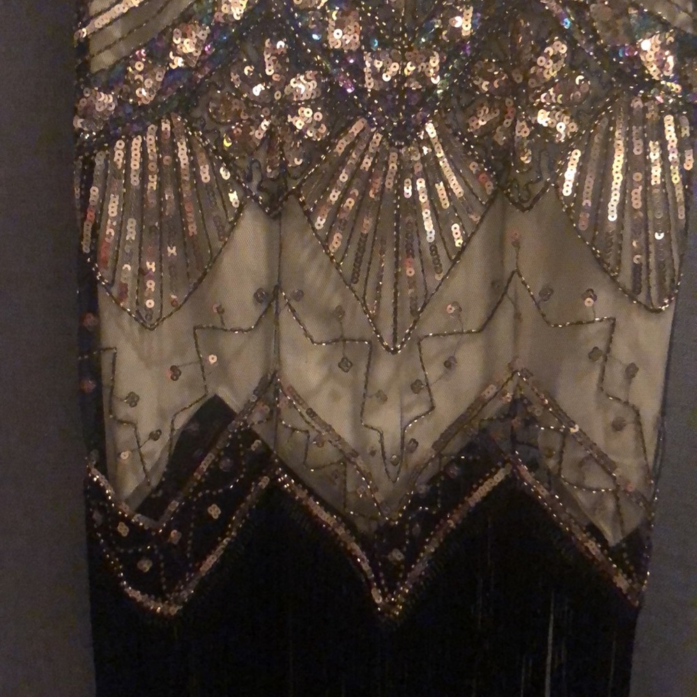 Glam up sparkle for holidays/ special occasion. Vintage Gatsby-inspired dress - Picture 6 of 12